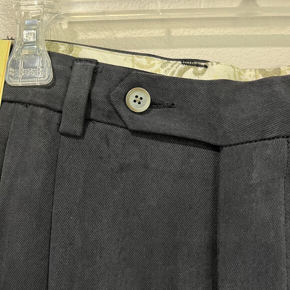 Tommy Bahama Mens Preston Silk Bamboo Blend in Black Size 32XUFN - Picture 7 of 9